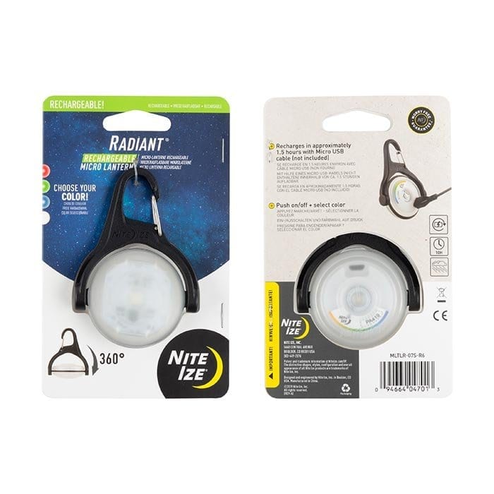 Nite Ize Radiant Rechargeable Micro Lantern - Disc-O Select - Tactical & Duty Gear
